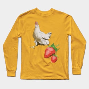 Will stop for strawberries! Long Sleeve T-Shirt